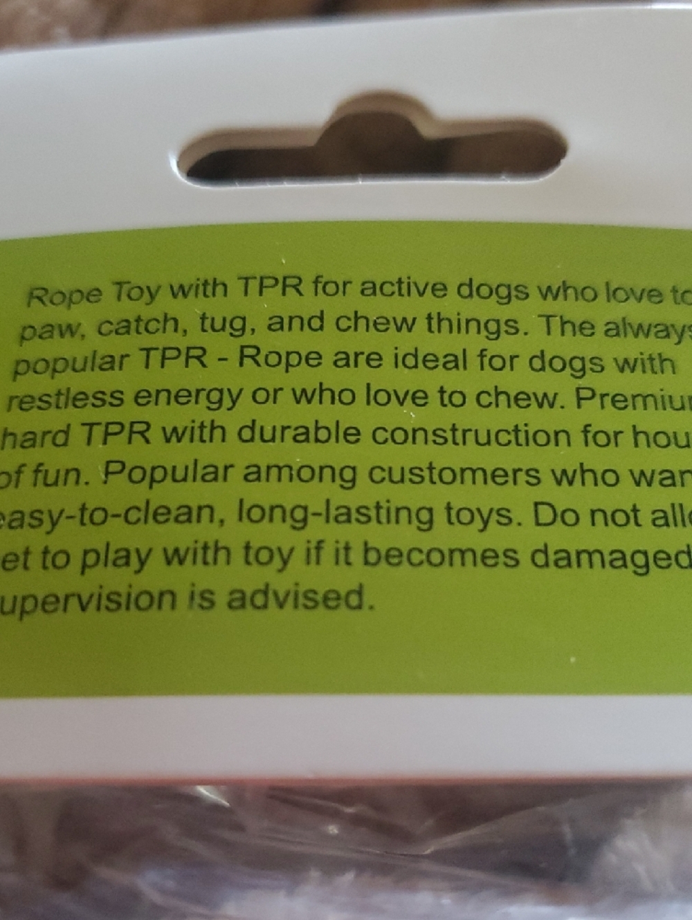 Red Flower Dog Rope Toy with TPR - Picture 3 of 6